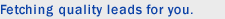 Quality leads for Advertisers
